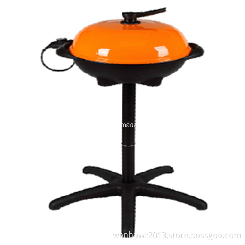 Indoor/Outdoor Electric Barbeque with Cool-Touch Handles and High-Domed Lid (WSH-EG02)